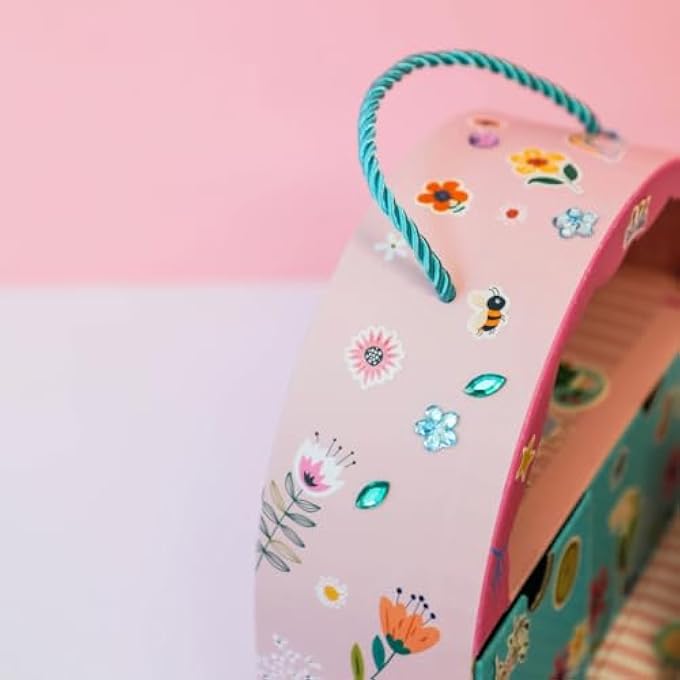 LITTLE HANDS' PLAY BOX - MISS BUNNY'S HOME MULTICOLOUR | 3D PUZZLE AND LACES TO CREATE AN AWESOME BUNNY TOWN | IDEAL AGES 3+ - Image 3